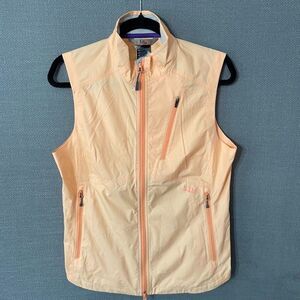 511 Tactical Womens Cascadia Windbreaker Vest Size Small Peach Orange